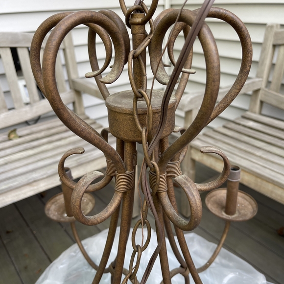 Classic Metal Chandelier - Picture 2 of 3